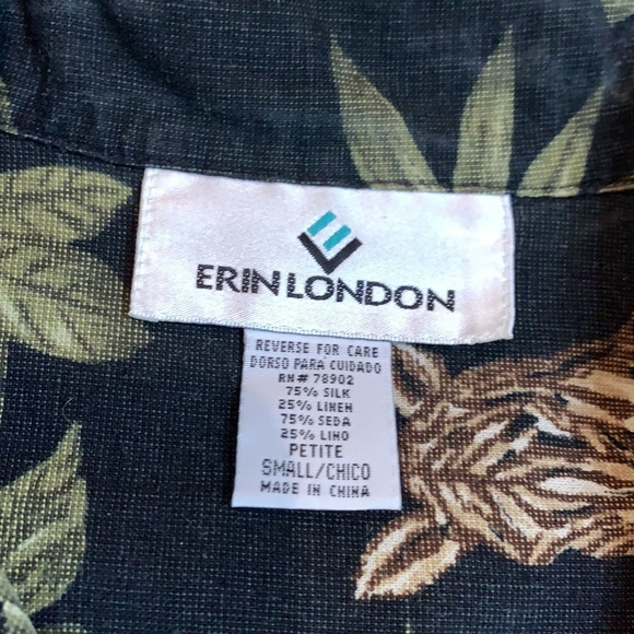 ERIN LONDON safari button down shirt - Picture 6 of 7